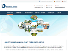 Tablet Screenshot of dasogroup.vn